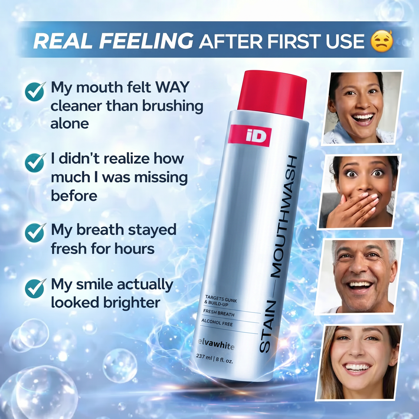 ✨Elvawhite Mouthwash｜Not Just Fresh Breath — A Truly Deep Clean Feeling 🦷💜
