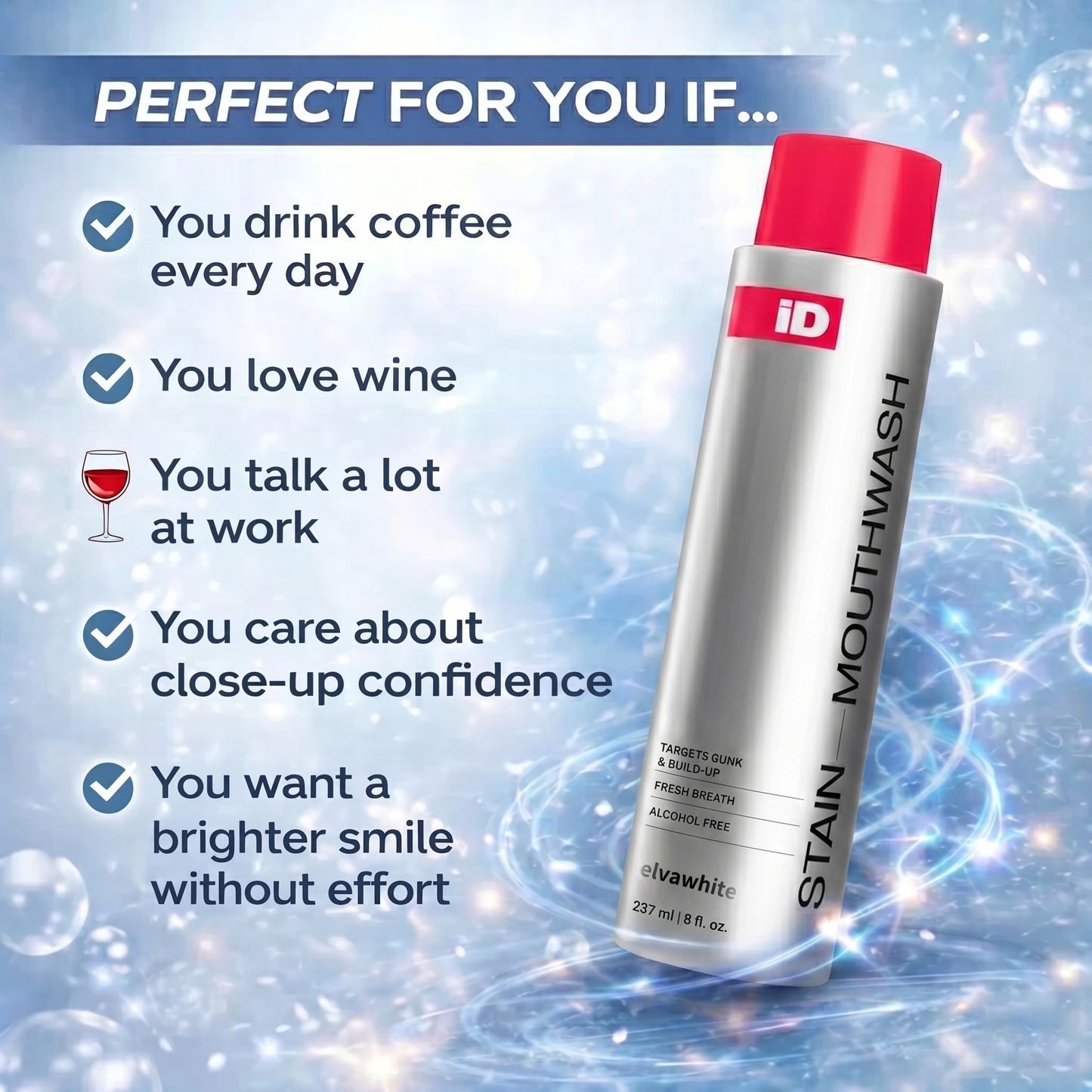 ✨Elvawhite Mouthwash｜Not Just Fresh Breath — A Truly Deep Clean Feeling 🦷💜