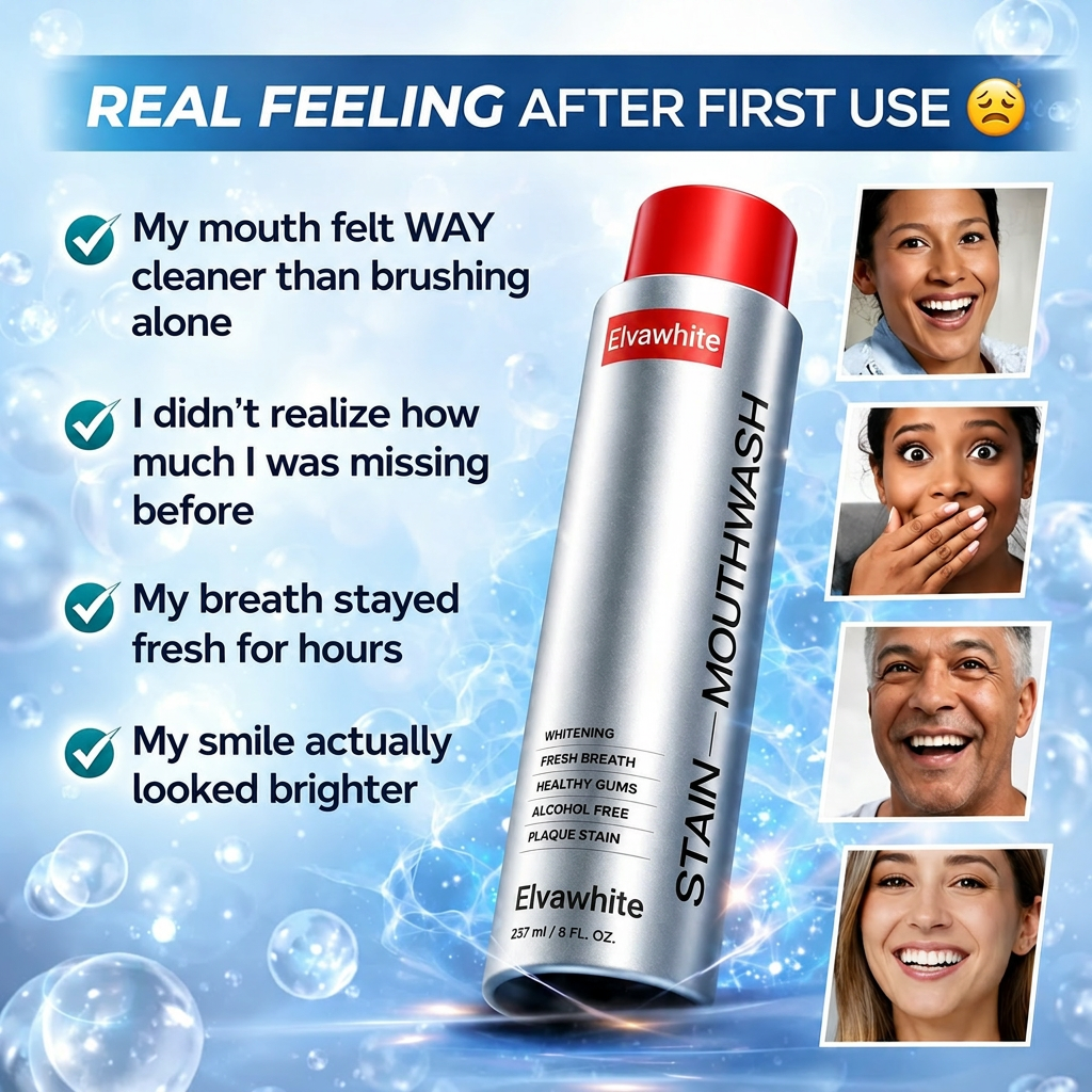 ✨Elvawhite Mouthwash｜Not Just Fresh Breath — A Truly Deep Clean Feeling 🦷💜