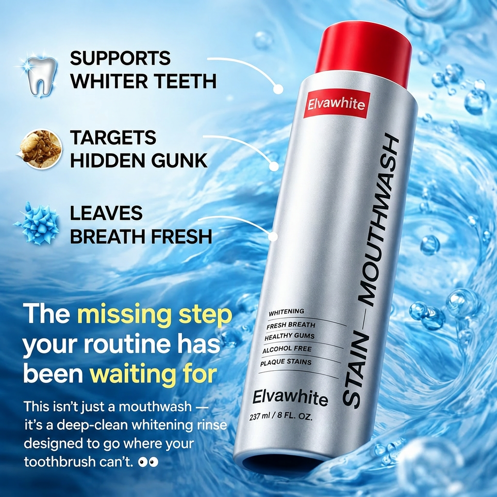 ✨Elvawhite Mouthwash｜Not Just Fresh Breath — A Truly Deep Clean Feeling 🦷💜